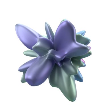 Küresel şekilli üç boyutlu şekil kompozisyonu. İncili su sıçraması. Sıvı maddenin gerçekçi çizimi. Moda afişi ya da poster tasarımı. Gelecek arkaplanı kırpma yolu ile izole edildi.