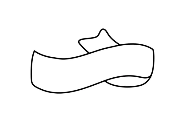 Значок Лилового Баннера Элемент Веб Дизайна Ручной Рисунок Вектора Место — стоковый вектор