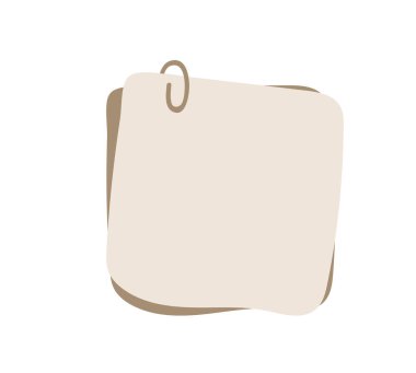 Şarjörlü kağıt parçası, yırtılmış sayfa parçası. Yırtık kağıt sayfa, Vektör illüstrasyonu.