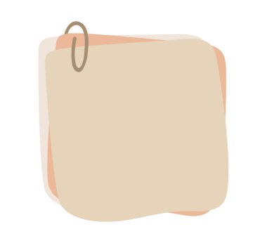 Şarjörlü kağıt parçası, yırtılmış sayfa parçası. Yırtık kağıt sayfa, Vektör illüstrasyonu.