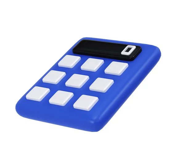 Kalkulator Ikona Szkoła Biuro Izolowane Ścieżka Wycinania Przedmiot Matematyki Finansów — Zdjęcie stockowe