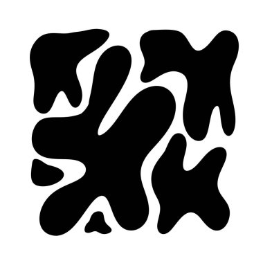 Soyut mercan posterleri. Çağdaş transeksüel minimalist organik şekiller. Vektör grafik illüstrasyonu.