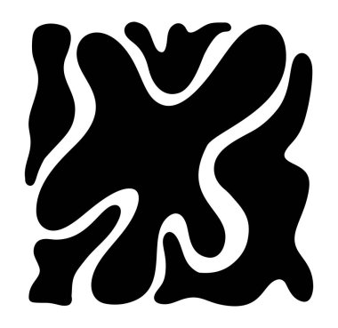 Soyut mercan posterleri. Çağdaş transeksüel minimalist organik şekiller. Vektör grafik illüstrasyonu.