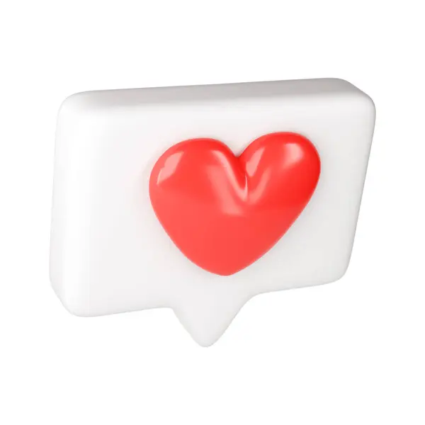 Moldura Branca Com Coração Emoji Amor Ícone Conceito Plataforma Line — Fotografia de Stock