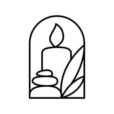 Vektör resim simgesi logosu, sükunet ve rahatlığı temsil etmek için zarif bir şekilde tasarlanmış. Sıcak kaplıcaların rahatlatıcı ışığı ve sükunet ve sükunet sağlamaya çalışan bütünsel hizmetler.