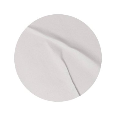 Boş beyaz yuvarlak kağıt etiketi koleksiyonu kırpma yolu ile beyaz arkaplanda izole etti