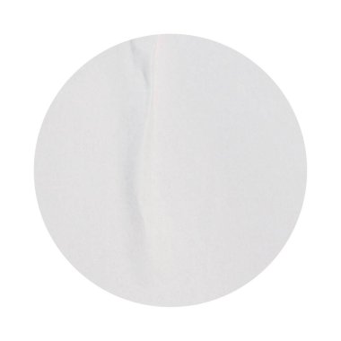 Boş beyaz yuvarlak kağıt etiketi koleksiyonu kırpma yolu ile beyaz arkaplanda izole etti