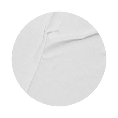 Boş beyaz yuvarlak kağıt etiketi koleksiyonu kırpma yolu ile beyaz arkaplanda izole etti