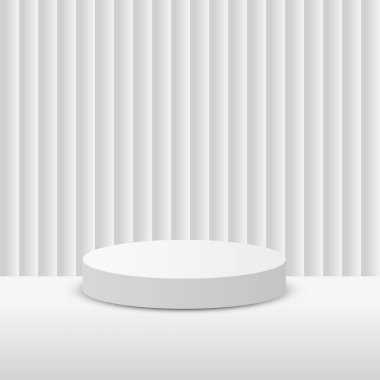 Soyut arkaplanı olan ürün gösterimi için podyum
