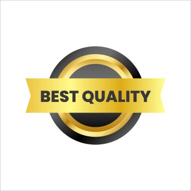 kalite güvence mühürü, vektör en iyi kalite simgesi