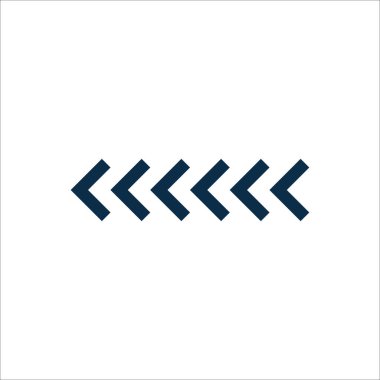soyut harf logo tasarımı vektör çizimi