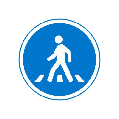 Yol işaretinin vektör illüstrasyonu