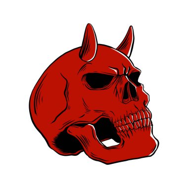 Kızıl kötü bir kafatası