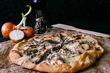 Gallete. Baking. Fish pie