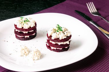 Beetroot dishes. Healthy food. Useful food. Vegetarianism. Put vegetables
