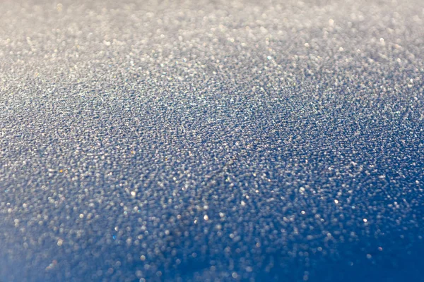 Oberfläche Mit Frost Bedeckt Raureif Hintergrund — Stockfoto