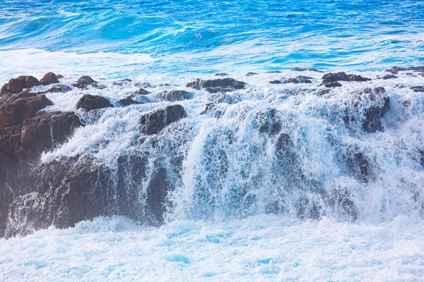 Ocean Waves Rocks Water Cascade Ocean — Stock Photo, Image