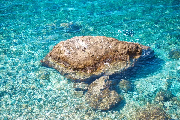 Rock Turquoise Sea Transparent Tropical Sea Water — Stock Photo, Image
