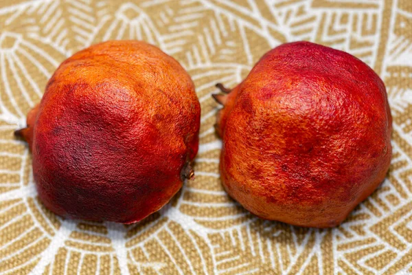 Peau Rouge Grenade Fruits Tropicaux Sains — Photo