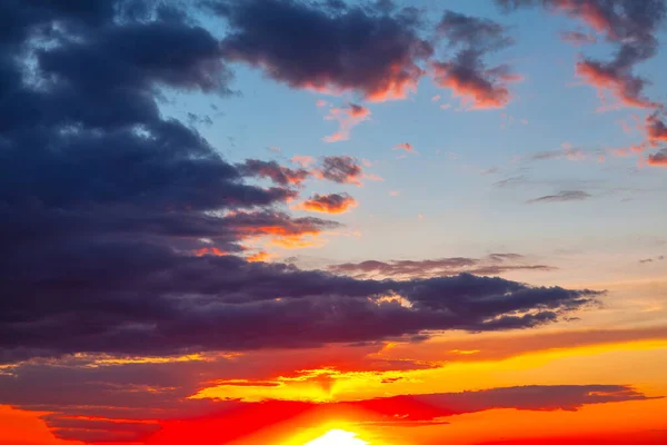 Večer Nebo Ráno Nádherná Barevná Obloha Soumrakem — Stock fotografie