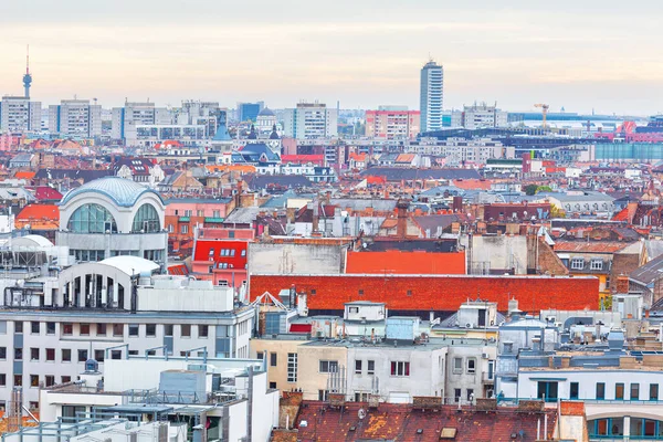 stock image Rooftops of Budapest City . Urban cityscape of Budapest 