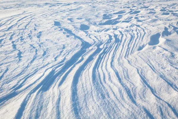 Sneeuwgolven Komen Boven Witte Winter Sneeuw Achtergrond — Stockfoto