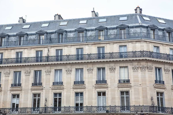 Fransk Typisk Bostadshus Paris — Stockfoto