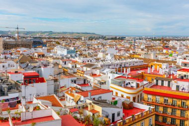 Sevilla Endülüs 'ün panoramik manzarası, İspanya