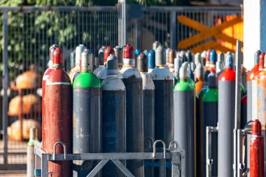 Sanayi için Yüksek Basınçlı Metan Gaz Silindirleri
