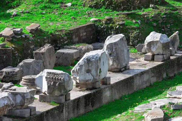 Ancient Ruins City Rome Italy Roman Empire Ruined Columns — Φωτογραφία Αρχείου
