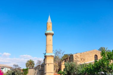 Kıbrıs adasından Lefkoşe 'deki Omeriye Camii