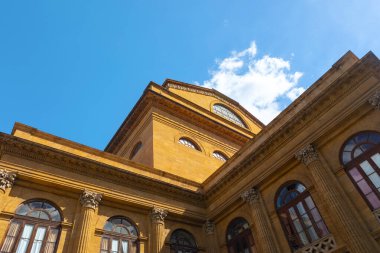Palermo 'daki Massimo Tiyatrosu Sicilya, İtalya