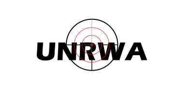 UNRWA, silah zoruyla hedef alınan hedef terime odaklandı. Birleşmiş Milletler Yardım ve İşçi Teşkilatı 'nın Filistinli mültecilere yönelik insani yardım ve desteğini vurgulayan görsel bir temsili.