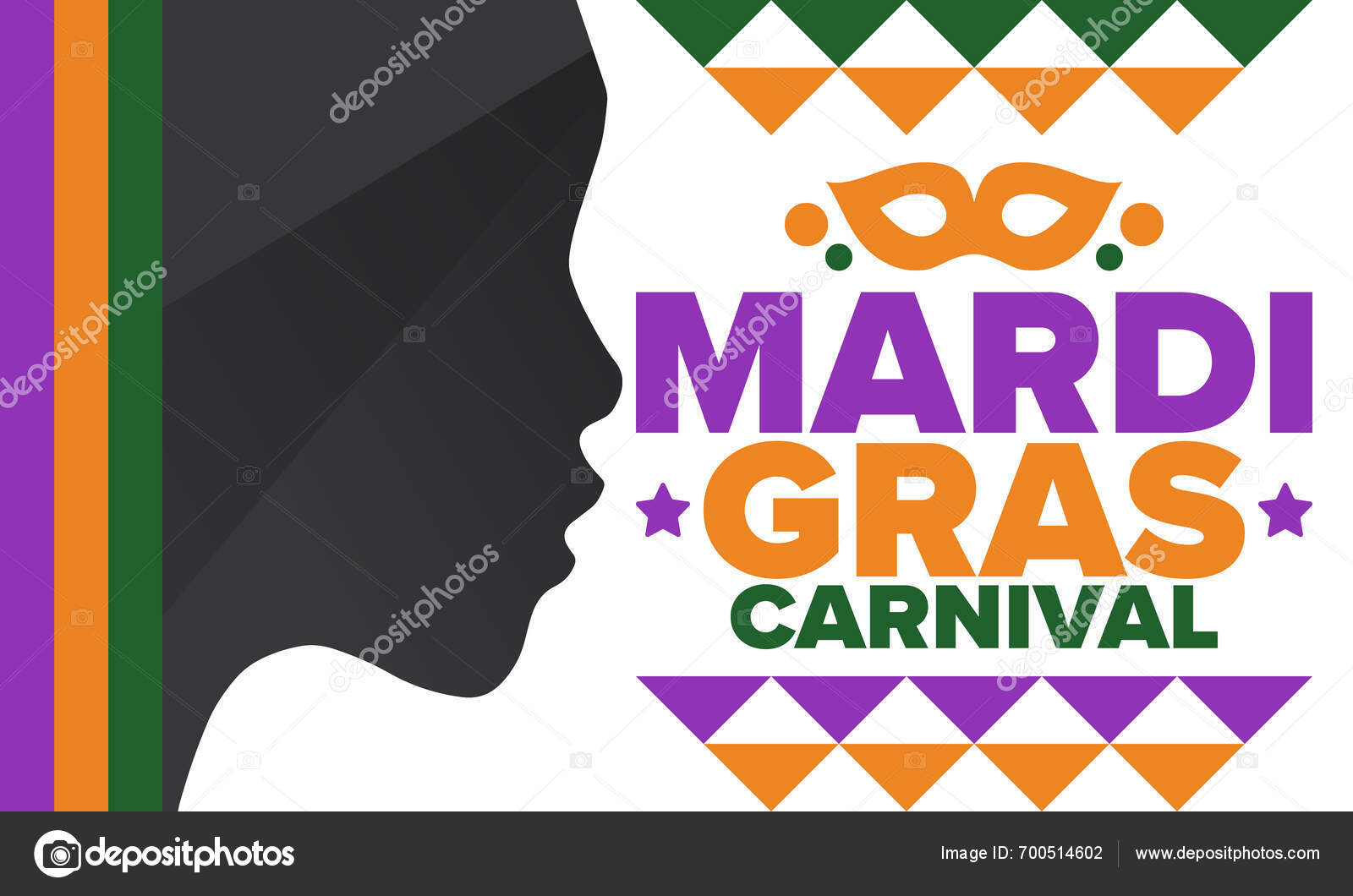 Mardi Gras Carnival New Orleans Fat Tuesday Traditional Holiday ...