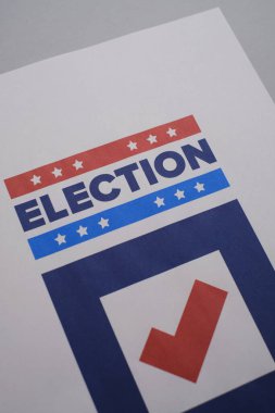 Oylar 2024 'e. Birleşik Devletler 'de 2024 Başkanlık Seçimi. Oylama günü, 5 Kasım. Amerikan Seçimleri. Vatansever Amerikan unsuru. Poster, kart, afiş ve geçmiş. Görüntü