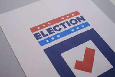 Oylar 2024 'e. Birleşik Devletler 'de 2024 Başkanlık Seçimi. Oylama günü, 5 Kasım. Amerikan Seçimleri. Vatansever Amerikan unsuru. Poster, kart, afiş ve geçmiş. Görüntü