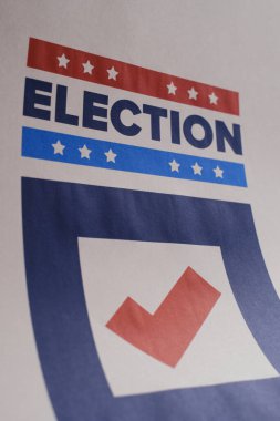 Oylar 2024 'e. Birleşik Devletler 'de 2024 Başkanlık Seçimi. Oylama günü, 5 Kasım. Amerikan Seçimleri. Vatansever Amerikan unsuru. Poster, kart, afiş ve geçmiş. Görüntü