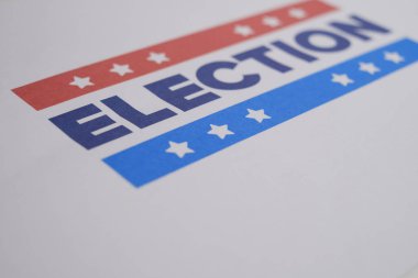 Oylar 2024 'e. Birleşik Devletler 'de 2024 Başkanlık Seçimi. Oylama günü, 5 Kasım. Amerikan Seçimleri. Vatansever Amerikan unsuru. Poster, kart, afiş ve geçmiş. Görüntü