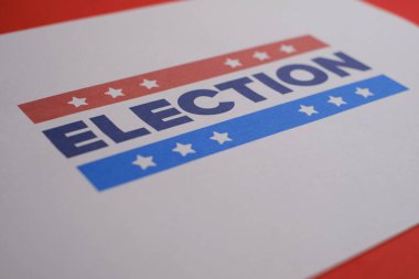 Oylar 2024 'e. Birleşik Devletler 'de 2024 Başkanlık Seçimi. Oylama günü, 5 Kasım. Amerikan Seçimleri. Vatansever Amerikan unsuru. Poster, kart, afiş ve geçmiş. Görüntü