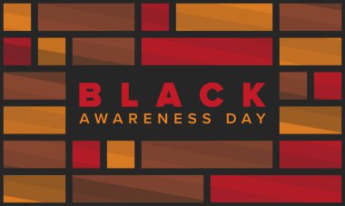 Black Awareness Day. Holiday in Brazil. Afro Brazilians. Celebrate awareness by the black community in November. African and brazilian culture. Black history art. Vector illustration clipart