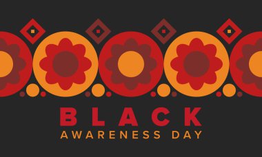 Black Awareness Day. Holiday in Brazil. Afro Brazilians. Celebrate awareness by the black community in November. African and brazilian culture. Black history art. Vector illustration clipart