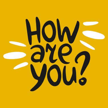 NasıIsın? El yazısıyla yazılmış vektör harfleri. Eşsiz bir el çizimi bebek odası posteri. Güzel cümleler. Mürekkep fırçası el yazısı. İskandinav tarzı bir alıntı. Poster tasarımı, tişört baskısı. Resim sanatı