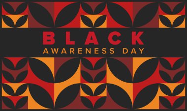 Black Awareness Day. Holiday in Brazil. Afro Brazilians. Celebrate awareness by the black community in November. African and brazilian culture. Black history art. Vector illustration clipart