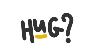 Sarılmak mı? El yazısıyla yazılmış vektör harfleri. Eşsiz bir el çizimi bebek odası posteri. Güzel cümleler. Mürekkep fırçası el yazısı. İskandinav tarzı bir alıntı. Poster tasarımı, tişört baskısı. Resim sanatı