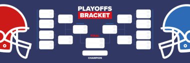 Playoff 'lar. Playoff ızgarası. Spor turnuvası parantezi. Oyun ve yarışma programı. Sezon finali. Takım ve oyuncular. Şampiyon. Maç skoru. Vektör posteri