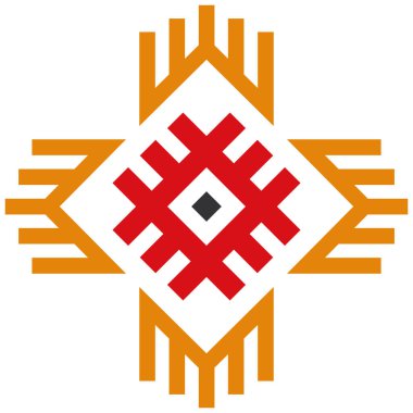 Geometrik desen. Farklı şekillerde şekiller. Kabile formu. Çiçekler. Geometrik yaratıcı tasarım. Güzel dokular. Renkli sanat. Modern grafik posteri. Retro renk. Vektör illüstrasyonu