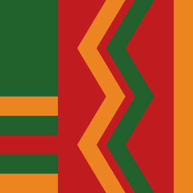 Geometrik desen. Farklı şekillerde şekiller. Kabile formu. Çiçekler. Geometrik yaratıcı tasarım. Güzel dokular. Renkli sanat. Modern grafik posteri. Retro renk. Vektör illüstrasyonu