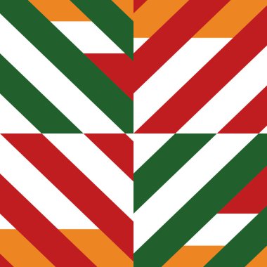 Geometrik desen. Farklı şekillerde şekiller. Kabile formu. Çiçekler. Geometrik yaratıcı tasarım. Güzel dokular. Renkli sanat. Modern grafik posteri. Retro renk. Vektör illüstrasyonu