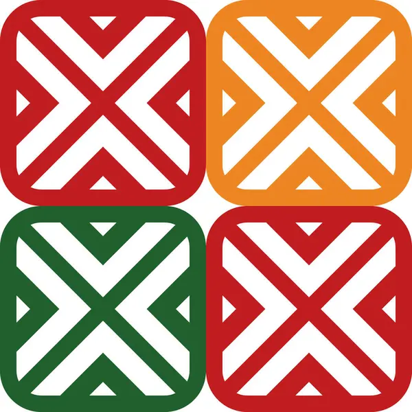 Geometrik desen. Farklı şekillerde şekiller. Kabile formu. Çiçekler. Geometrik yaratıcı tasarım. Güzel dokular. Renkli sanat. Modern grafik posteri. Retro renk. Vektör illüstrasyonu