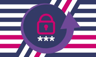 Cyber Security Awareness Month. Celebrated annual in October to raise awareness about digital security and empower everyone to protect their personal data from digital forms of crime. Vector poster